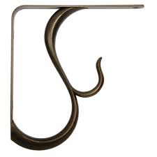 Baton Rouge 7 75 In L X 0 75 In W Black 200 Lb Decorative Shelf Bracket 200br Blk 8 The Home Depot Decorative Shelf Brackets Shelf Brackets Shelf Decor