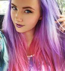 Pink Purple Hair Purple Hair Hair Styles Dyed Hair Purple