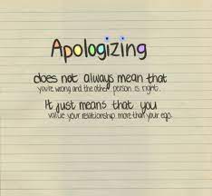 Quotes About Apologies And Forgiveness Quotesgram