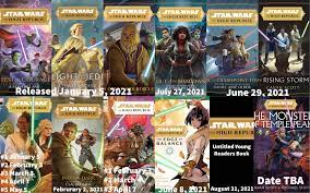 The high republic is a vast new era for the star wars universe and star wars publishing. Star Wars High Republic Book Release Schedule Known Dates Highrepublic