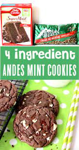 Cake Mix Cookies Recipes Easy Chocolate Mint Cookie Mint Cookies Recipes Cake Mix Cookie Recipes Easy Cookie Recipes