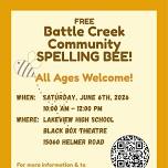 Battle Creek Community Spelling Bee