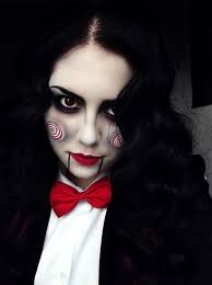Diy Halloween Costumes That Are Genuinely Cute And Worth The Effort Jigsaw Halloween Halloween Make Halloween Makeup Easy