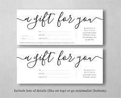 For consumers, a gift certificate is a perfect solution for someone who has everything or if you are not sure what to buy. Printable Gift Certificate Template Gift Card Maker Simple Rustic Kraft Paper Editable Diy Pdf Instant Download Business Envelope 10 9