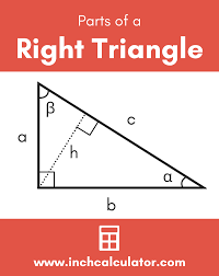 Right Triangle Calculator Solve Any Edge Or Angle Inch Calculator Right Triangle Calculate Perimeter Special Right Triangle
