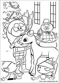 The red nosed reindeer sure looks cute in the following coloring pages. Rudolph The Red Nosed Reindeer Coloring Picture Rudolph Coloring Pages Coloring Pages Christmas Coloring Pages
