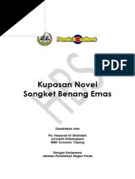Persoalan kegigihan pertama ialah kegigihan mengatasi kemiskinan. Novel Songket Berbenang Emas