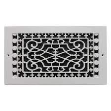 Cold room vent cover home depot. Smi Ventilation Products Victorian Base Board 12 In X 6 In Opening 8 In X 14 In Overall Size Polymer Decorative Return Air Grille White Vbb612 The Home Depot