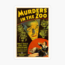 Maybe you would like to learn more about one of these? Murders In The Zoo Classic Movie Poster Design Poster By Velcrofathoms Redbubble