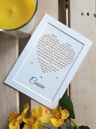 Birthday Gifts For Cousin Boy Cousin Gift Unframed Birthday Gift For Cousin Personalised Gift For Cousin Christmas Gift For Cousin Cousin Birthday Christmas Gifts Cousin Gifts Christmas Gifts For Cousins Birthday Gifts