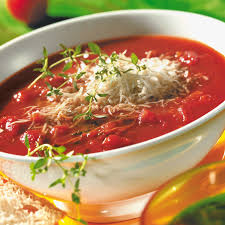 Tomatensuppe Mit Parmesan Rezept Tomaten Suppe Tomatensuppe Tomatensuppe Rezept