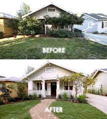 If you want more renovation ideas for small homes, we can help. 8 Small Homes Get Huge Facelifts Omg Lifestyle Blog Home Exterior Makeover House Makeovers House Exterior