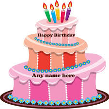 Happy Birthday Images Free Download With Name Happy Birthday Cake With Name Edit Free Download Cute Birthday Cakes Birthday Cake Clip Art Big Birthday Cake