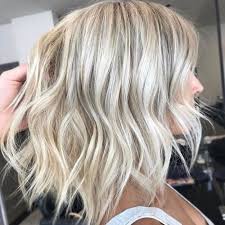 Blunt choppy platinum bob with bangs bangs have the power to take a choppy bob haircut from cool to ultra chic. 48 Inspiring Blonde Hairstyles