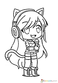 Laden sie fotos, illustrationen und bilder kostenlos herunter. Chibi Gacha Life Coloring Pages Novocom Top