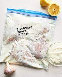 Recipe 3 Ingredient Yogurt Marinated Chicken Recipe Marinated Chicken Yogurt Marinade Yogurt Marinated Chicken