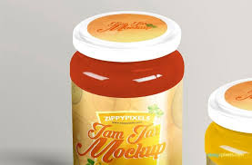 Free Jam Jar Mockup Psd Zippypixels Jar Jam Jar Jam