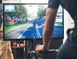 With Zwift Cycling Meets Video Game Zwift Cycling Indoor Cycling Indoor Trainer