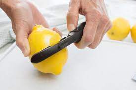 But don't grate the bitter white pith that's under the peel. Make Lemon Zest Without A Zester