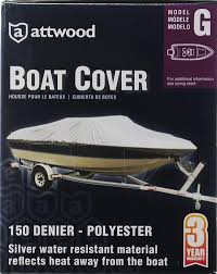 Attwood Silver Series 150 Denier Boat Cover 21 23