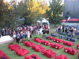 pre film vip drinks at the beautiful movies by burswood outdoor cinema in perth western australia ambient lounge be outdoor cinema pop up cinema outdoor movie