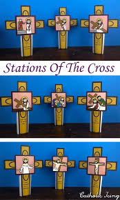 Canon ian elliott davies walks us through the poignant journey of the stations of the cross. Printable Stations Of The Cross Craft For Kids In 2021 Stations Of The Cross Cross Crafts Catholic Kids