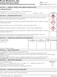 Does not meet the rs's expectations. Flinn Safety Data Sheet Sds Library Flinn Scientific
