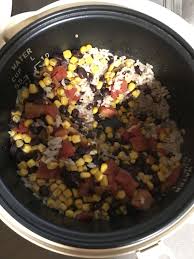 Black Beans And Rice In Rice Cooker Recipe Rice And Black Beans Rice Cooker Recipe Genius Kitchen Rice Cooker Recipes Instant Rice Recipes Cooker Recipes