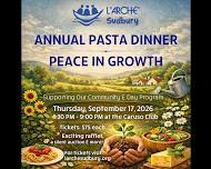 L’Arche Sudbury Annual Pasta Dinner 2026: Peace in Growth