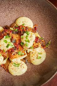 Cauliflower Steak Recipe With Cheddar And Pickled Walnuts Great British Chefs Recipe Recipes Cauliflower Steaks Recipes Food