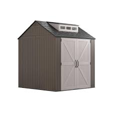 Shop the home depot for a large selection of sheds and outdoor storage. Rubbermaid 7 Ft X 7 Ft Storage Shed 2119053 The Home Depot