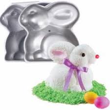 3 D Bunny Pan Instructions Easter Gingerbread House Bunny Cake Bunny Cake Pan