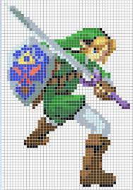 * mario and luigi playing mario and luigi. 10 Free Geeky Cross Stitch Link Zelda Video Game Bugelperlenbilder Kreuzstichmuster Bugelperlen Vorlagen