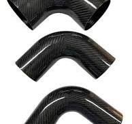 HIWOWSPORT - Carbon fiber 45 degree 90 degree elbow Hose