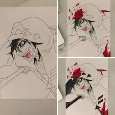 Anime poster instant download zack foster angels of death printable wall art digital fan art the most common angels of death anime material is metal. Anime Angel Of Death Drawing