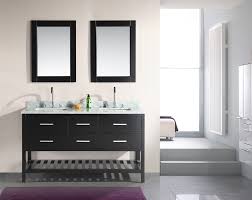 Fresca formosa floor standing double sink modern bathroom vanity set w/ mirrors, 60, 72 or 84 wide. Design Element London 61 Double Sink Bathroom Vanity Set In Espresso With Carrara Marble Top Walmart Com Walmart Com
