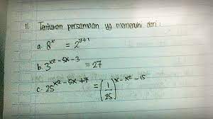 We did not find results for: Tentukan Nilai X Yang Memenuhi Persamaan Berikut Brainly Co Id