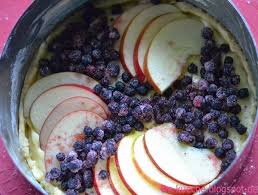 Pudding Blaubeer Streuselkuchen S Kuche