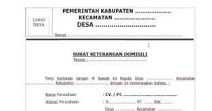 Tidak semua orang tinggal di kota untuk sementara waktu, namun juga tinggal di desa lain karena pekerjaan ataupun alasan lainnya. Contoh Surat Keterangan Domisil Perusahaan Dari Desa Contoh Surat