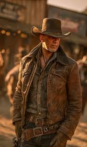 Create rugged cowboy image with vintage western style