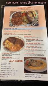 & 50th st.), lubbock, tx. Online Menu Of Sabroso And The Alibi Bar Restaurant Lubbock Texas 79407 Zmenu