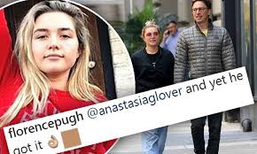 Отметок «нравится», 278 комментариев — florence pugh (@florencepugh) в instagram: Florence Pugh 23 Claps Back At An Instagram User Over 44 Year Old Boyfriend Zach Braff Daily Mail Online