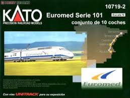There is an hourly direct train from barcelona to valencia every day. Euromed Serie 101 Conjunto De 10 Coches Renfe Euromed White Blue Stripe 10 Car Set Model Train Hobbysearch Model Train N Store