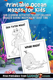 Printable Ocean Mazes For Kids Woo Jr Kids Activities