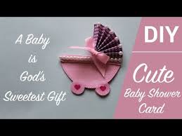 Check out our baby shower card selection for the very best in unique or custom, handmade pieces from our greeting cards shops. Baby Shower Cards Ideas Cute And Easy Baby Carriage Stroller Card Youtube
