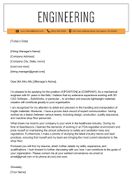 A cover letter is at least as important as a resume in helping you land an interview for the job you want. Engineering Cover Letter Templates Resume Genius Cover Letter Example Templates Cover Letter Example Cover Letter For Internship