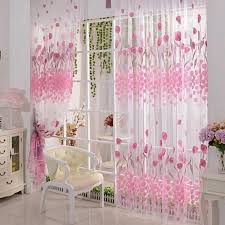 Check curtains pink floral curtains pink green curtains pink trim curtains pom trim curtains portobello curtains purple curtains red beige pink ribbon curtains pink roman shades pink trim curtains pink trimmed curtain pink white curtains pink yellow curtains pismo curtains pleated. Pink Tulip Flower Sheer Print Room Window Curtains Voile Panel Divide Screen Home Decor Buy At A Low Prices On Joom E Commerce Platform
