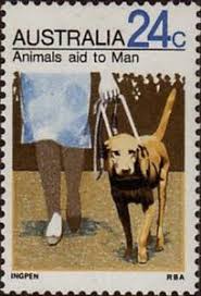Animals Aid To Man Seeing Eye Dog Stamp Collecting Postage Stamps Stamp