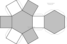 Arte de picos poligonales neón 3d. Recortable Hexagono Figuras Geometricas Para Recortar Cuerpos Geometricos Para Armar Figuras Y Cuerpos Geometricos