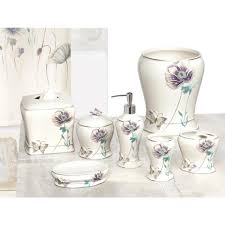 Never miss new arrivals that match exactly what you're looking for! Reviews For Creative Bath Garden Gate 6 Piece Ceramic Bath Accessory Set With Floral Motif Ggt06lil The Home Depot